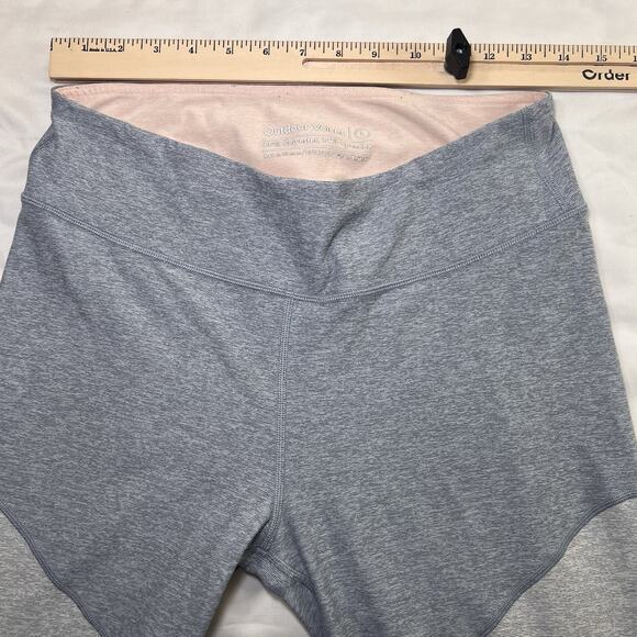 Outdoor Voices Leggings Size L Heather Blue Peach Compression Yoga Workout Gym - Picture 8 of 15